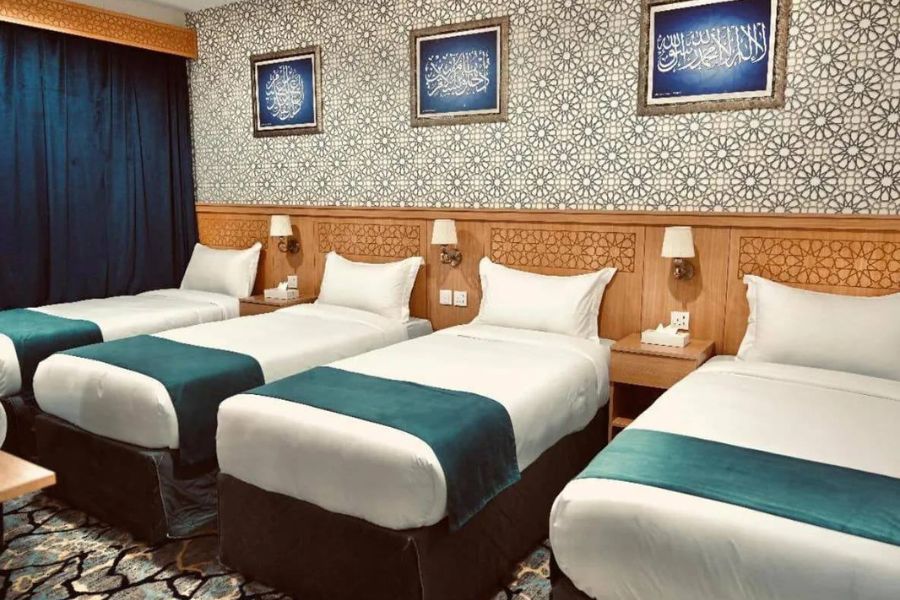 كم يبعد فندق كيان المدينة عن الحرم النبوي